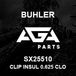 SX25510 Buhler Clip Insul 0.625 Closed 0.281 Hole | AGA Parts