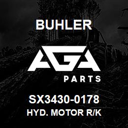 SX3430-0178 Buhler Hyd. Motor R/K | AGA Parts