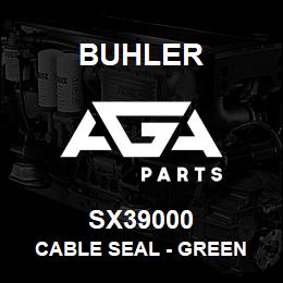 SX39000 Buhler Cable Seal - Green | AGA Parts