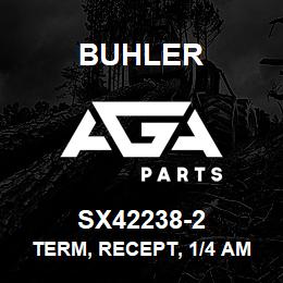 SX42238-2 Buhler Term, Recept, 1/4 Amp Faston | AGA Parts