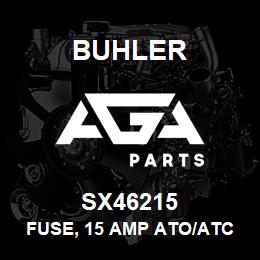 SX46215 Buhler Fuse, 15 Amp Ato/Atc, Lt. Blue | AGA Parts