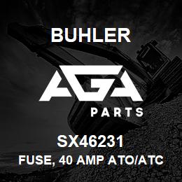 SX46231 Buhler FUSE, 40 Amp Ato/Atc, Amber | AGA Parts