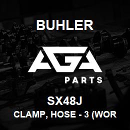 SX48J Buhler Clamp, Hose - 3 (Worm Screw) | AGA Parts