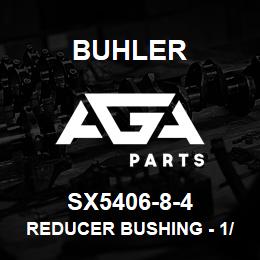 SX5406-8-4 Buhler Reducer Bushing - 1/2MNPT x 1/4FNPT (SS) | AGA Parts