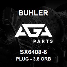 SX6408-6 Buhler Plug - 3.8 ORB | AGA Parts