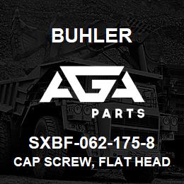 SXBF-062-175-8 Buhler Cap Screw, Flat Head - 5/8 x 1-3/4 Gr8 | AGA Parts