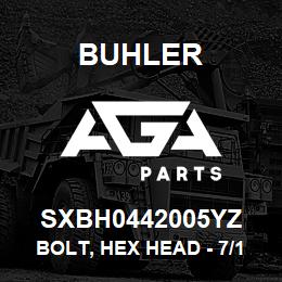 SXBH0442005YZ Buhler Bolt, Hex Head - 7/16 x 2 Gr-5 | AGA Parts