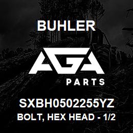 SXBH0502255YZ Buhler Bolt, Hex Head - 1/2 x 2-1/4 Gr-5 | AGA Parts