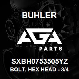 SXBH0753505YZ Buhler Bolt, Hex Head - 3/4 x 3-1/2 Gr-5 | AGA Parts