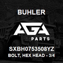 SXBH0753508YZ Buhler Bolt, Hex Head - 3/4 x 3-1/2 Gr-8 YZ | AGA Parts