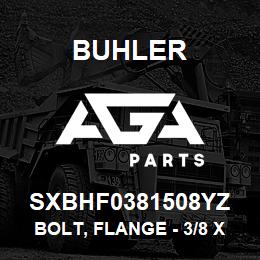 SXBHF0381508YZ Buhler Bolt, Flange - 3/8 x 1.50 Gr8 YZ | AGA Parts