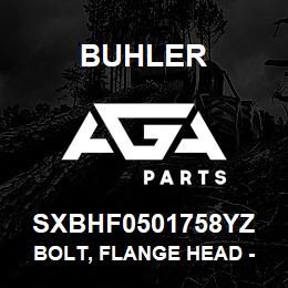 SXBHF0501758YZ Buhler Bolt, Flange Head - 1/2 x 1-3/4 Gr-8 YZ | AGA Parts