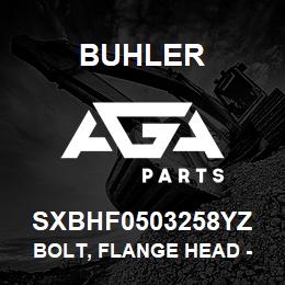 SXBHF0503258YZ Buhler Bolt, Flange Head - 1/2 x 3-1/4 Gr-8 YZ | AGA Parts