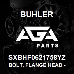 SXBHF0621758YZ Buhler Bolt, Flange Head - 5/8 x 1-3/4 Gr-8 YZ | AGA Parts