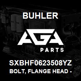 SXBHF0623508YZ Buhler Bolt, Flange Head - 5/8 x 3-1/2 Gr-8 YZ | AGA Parts