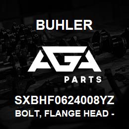 SXBHF0624008YZ Buhler Bolt, Flange Head - 5/8 x 4 Gr-8 YZ | AGA Parts