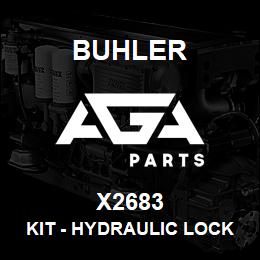 X2683 Buhler Kit - Hydraulic Lock (Loader) | AGA Parts