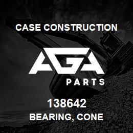 138642 Case Construction BEARING, CONE | AGA Parts