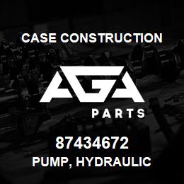 87434672 Case Construction PUMP, HYDRAULIC | AGA Parts