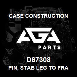 D67308 Case Construction PIN, STAB LEG TO FRAME | AGA Parts