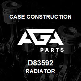 D83592 Case Construction RADIATOR | AGA Parts