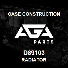 D89103 Case Construction RADIATOR | AGA Parts