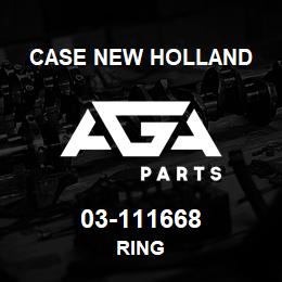 03-111668 CNH Industrial RING | AGA Parts