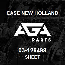 03-128498 CNH Industrial SHEET | AGA Parts