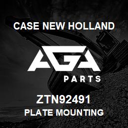 ZTN92491 CNH Industrial PLATE MOUNTING | AGA Parts