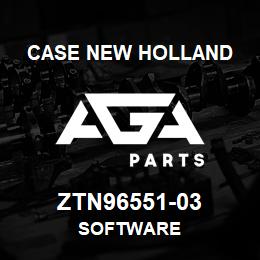 ZTN96551-03 CNH Industrial SOFTWARE | AGA Parts