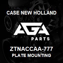 ZTNACCAA-777 CNH Industrial PLATE MOUNTING | AGA Parts