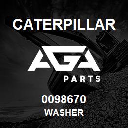 0098670 Caterpillar WASHER | AGA Parts