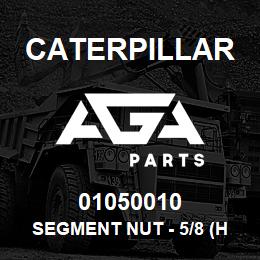01050010 Caterpillar SEGMENT NUT - 5/8 (HEX) CAT D5/D6C | AGA Parts