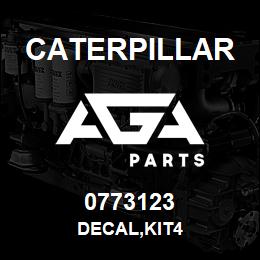 0773123 Caterpillar DECAL,KIT4 | AGA Parts