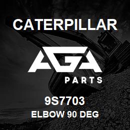 9S7703 Caterpillar ELBOW 90 DEG | AGA Parts