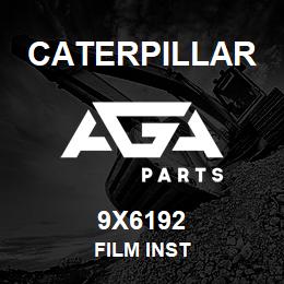 9X6192 Caterpillar FILM INST | AGA Parts