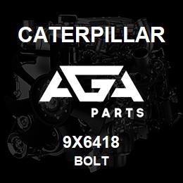 9X6418 Caterpillar BOLT | AGA Parts