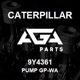 9Y4361 Caterpillar PUMP GP-WA | AGA Parts