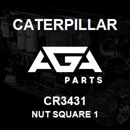 CR3431 Caterpillar NUT SQUARE 1 | AGA Parts