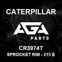 CR3974T Caterpillar SPROCKET RIM - 215 EXC. | AGA Parts