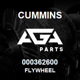000362600 Cummins FLYWHEEL | AGA Parts