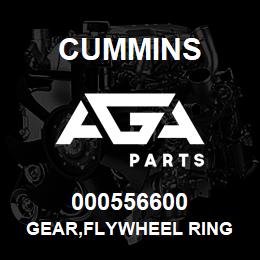 000556600 Cummins GEAR,FLYWHEEL RING | AGA Parts