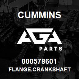000578601 Cummins FLANGE,CRANKSHAFT | AGA Parts