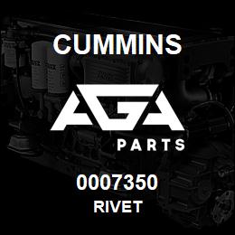 0007350 Cummins RIVET | AGA Parts