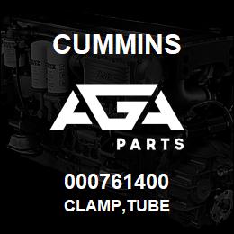 000761400 Cummins CLAMP,TUBE | AGA Parts