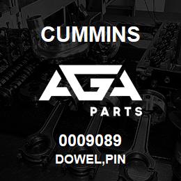 0009089 Cummins DOWEL,PIN | AGA Parts