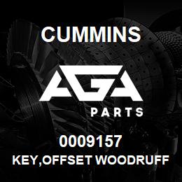 0009157 Cummins KEY,OFFSET WOODRUFF | AGA Parts