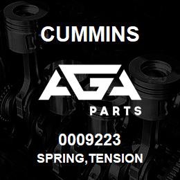 0009223 Cummins SPRING,TENSION | AGA Parts