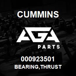 000923501 Cummins BEARING,THRUST | AGA Parts