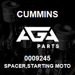 0009245 Cummins SPACER,STARTING MOTOR | AGA Parts